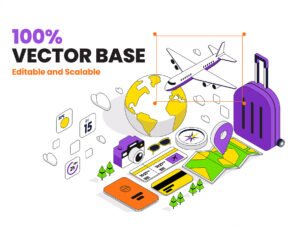 Isometric Ui Illustration kit