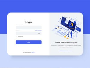 Isometric Ui illustrations