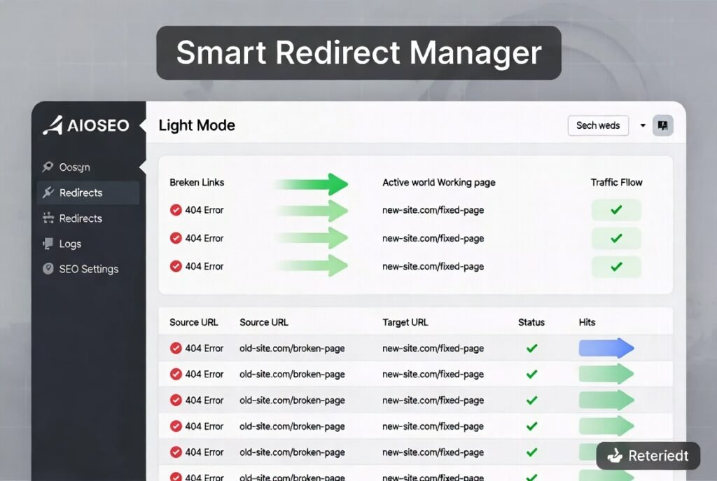 AIOSEO Redirects Addon – WordPress SEO Redirect Manager Plugin