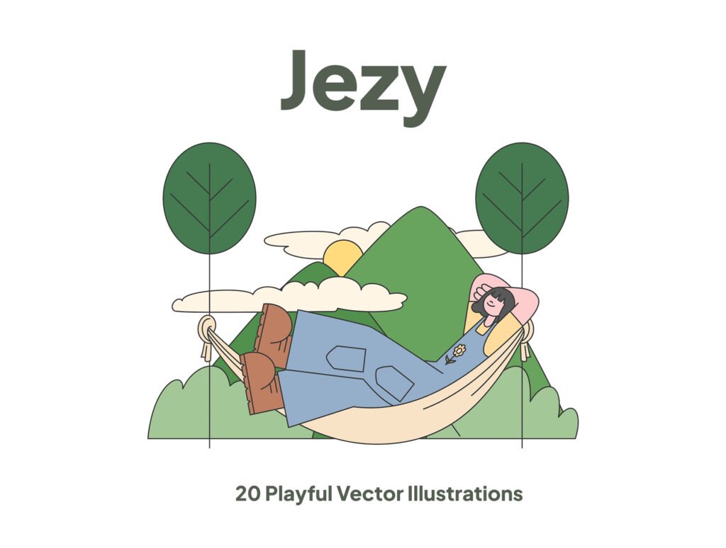 Jezy Playful Vector Illustrations