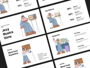 Jezy Playful Vector Illustrations