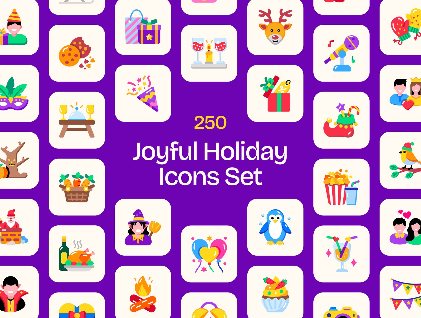 Joyful Holiday Icon