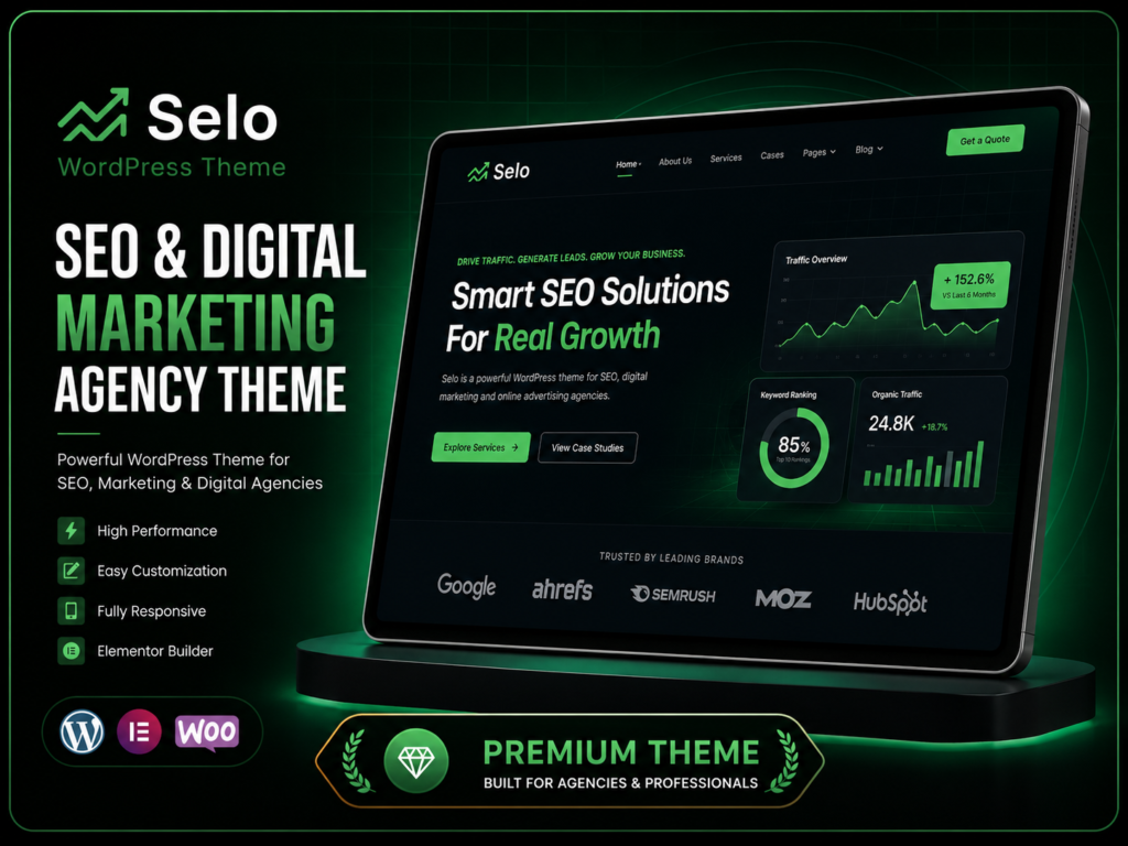 Selo | SEO Digital Marketing Agency WordPress Theme