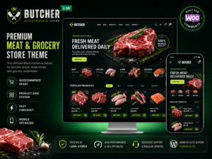 Butcher Theme – Meat Shop WooCommerce WordPress Theme 2.39