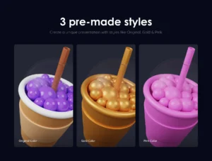 Junk Food Pack - Customizable 3D Icons