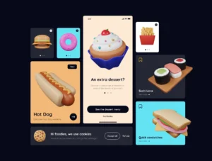 Junk Food Pack - Customizable 3D Icons