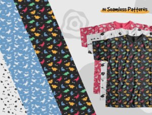 Jurassic Pack Graphic & Pattern Element