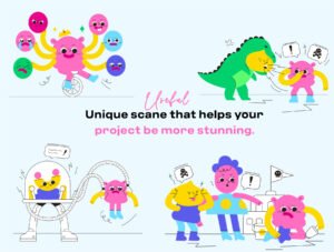 Kids mental Health and bullying illustration