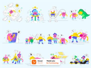 Kids mental Health and bullying illustration