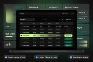 WooCommerce Product Table Plugin – Fast Searchable Product Listings & Bulk Order System