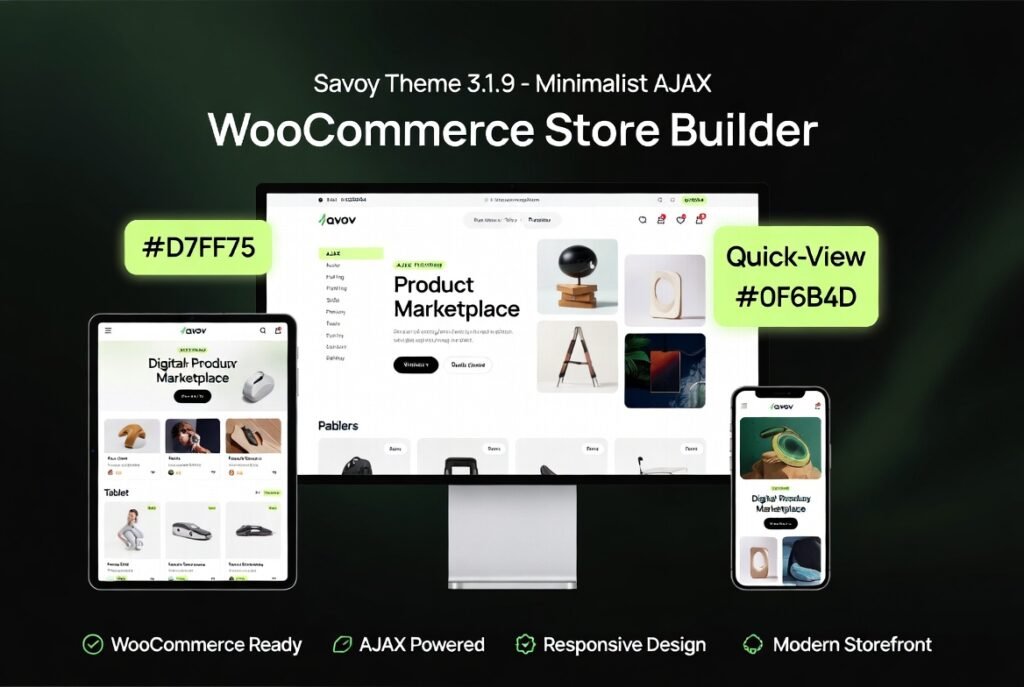 Savoy Theme 3.1.9 – Minimalist AJAX WooCommerce WordPress Theme