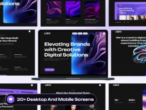 LUEIO - Digital Agency Website Framer Template