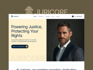 Law Firms, Legal Advisors & Justice Agencies Framer Website Template