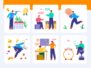 Leadership illustrations