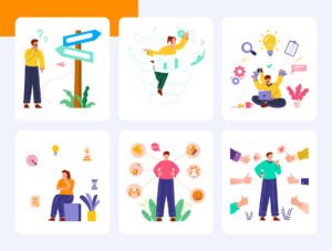 Leadership illustrations
