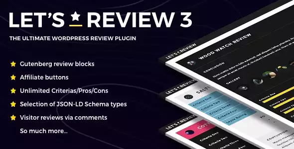 Let’s Review WordPress Plugin with Affiliate Options – Review & Rating System 3.4.2