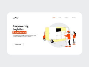 Logistics Freehand Drawing Illustration Pack
