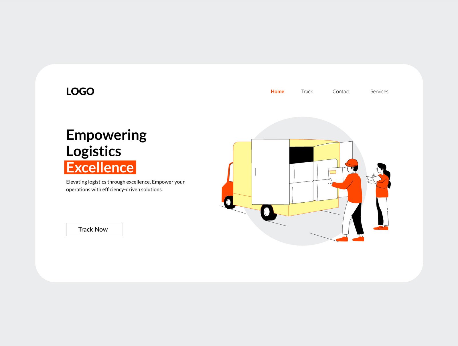 Logistics Freehand Drawing Illustration Pack