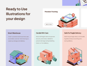 Loopbox - Animated Delivery Illustrations Set