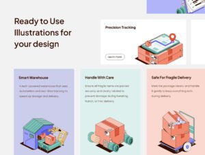 Loopbox - Delivery Illustrations Set