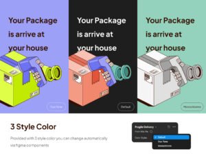 Loopbox - Delivery Illustrations Set