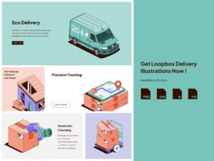 Loopbox - Delivery Illustrations Set