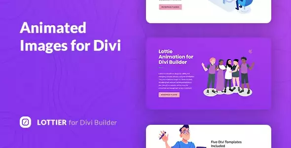 Lottier Lottier – Lottie Animation Plugin for Divi Builder WordPress