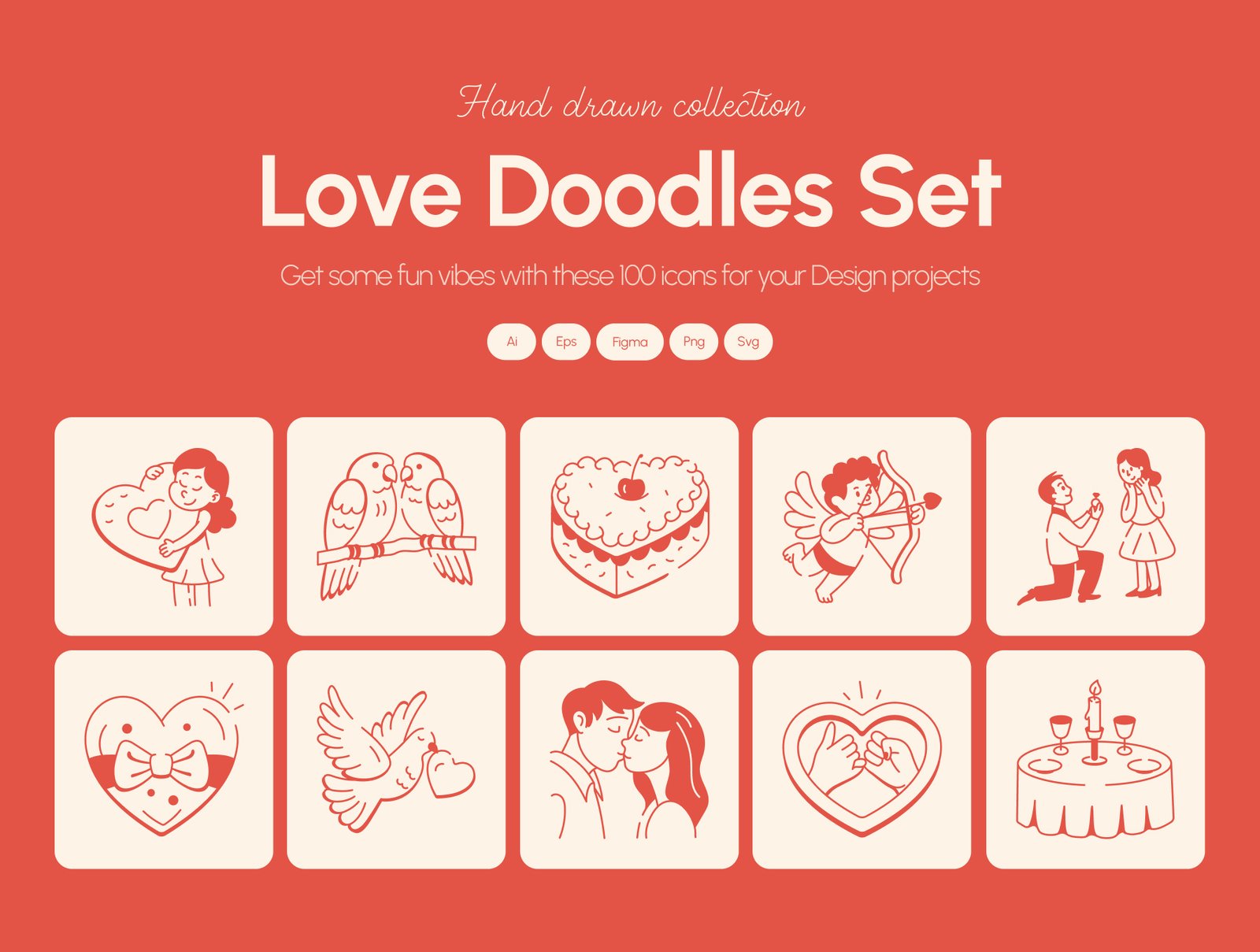 Love Doodles Set