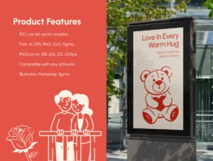 Love Doodles Set
