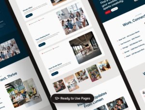 LumenSpace – Coworking & Creative Space UI Template