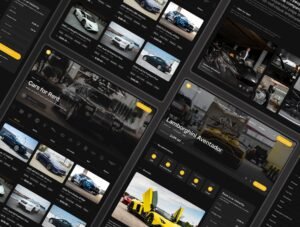LuxxCar - car rental and auto dealership template for Framer