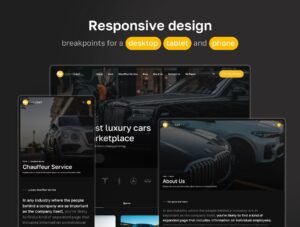LuxxCar - car rental and auto dealership template for Framer