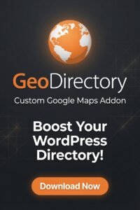 GeoDirectory Custom Google Maps Addon – Google Maps Styling & Customization Plugin for WordPress