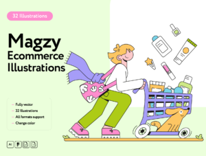 Magzy Ecommerce Illustrations