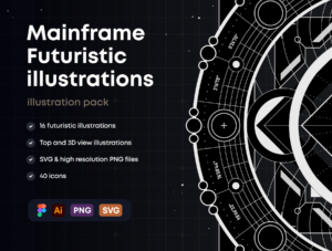Mainframe: Futuristic Illustrations