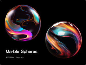 Marble Spheres Texture Pack vol 1.