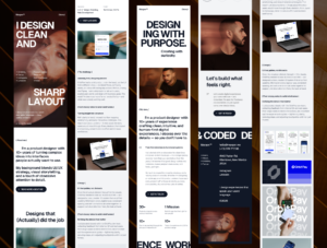 Margon - Designer Portfolio Website Design Template