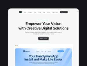 Markify — Digital Marketplace Framer Template