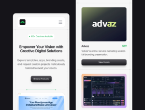 Markify — Digital Marketplace Framer Template