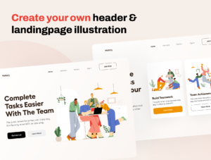 Mately - Teamwork Illustrations
