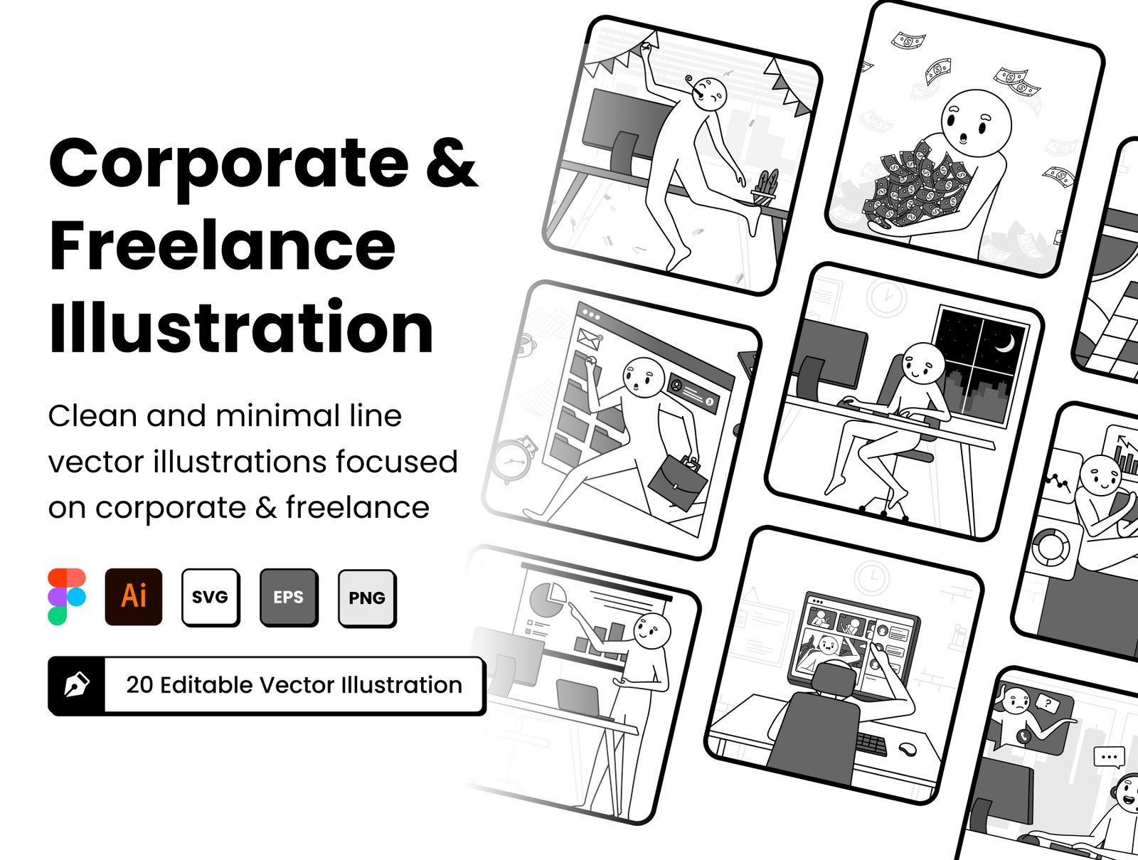 Mbuled - Corporate & Freelancer Illustrations Mbuled - Corporate & Freelancer Illustration