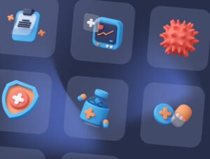 Medical 3D Illustration set