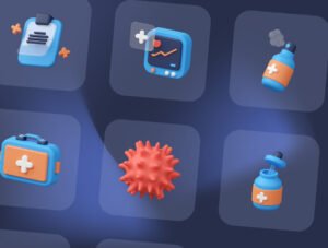 Medical 3D Illustration set
