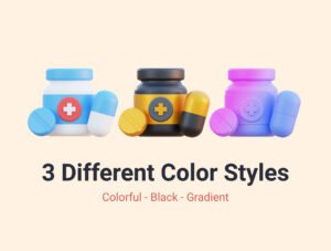 Medical & Doctor 3D Icon Pack