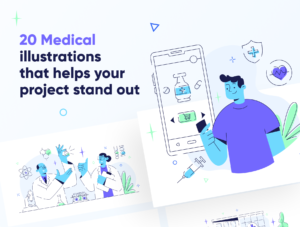 Medtechy - Medical & Healthcare Illustration Set