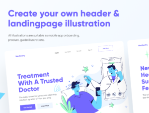 Medtechy - Medical & Healthcare Illustration Set
