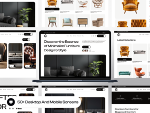 Melta - Furniture Ecommerce Website Framer Template