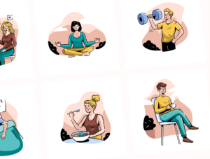 Mentally - Mental health Illustration Set