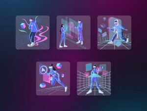 Metaverse Illustration Pack