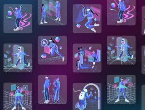 Metaverse Illustration Pack